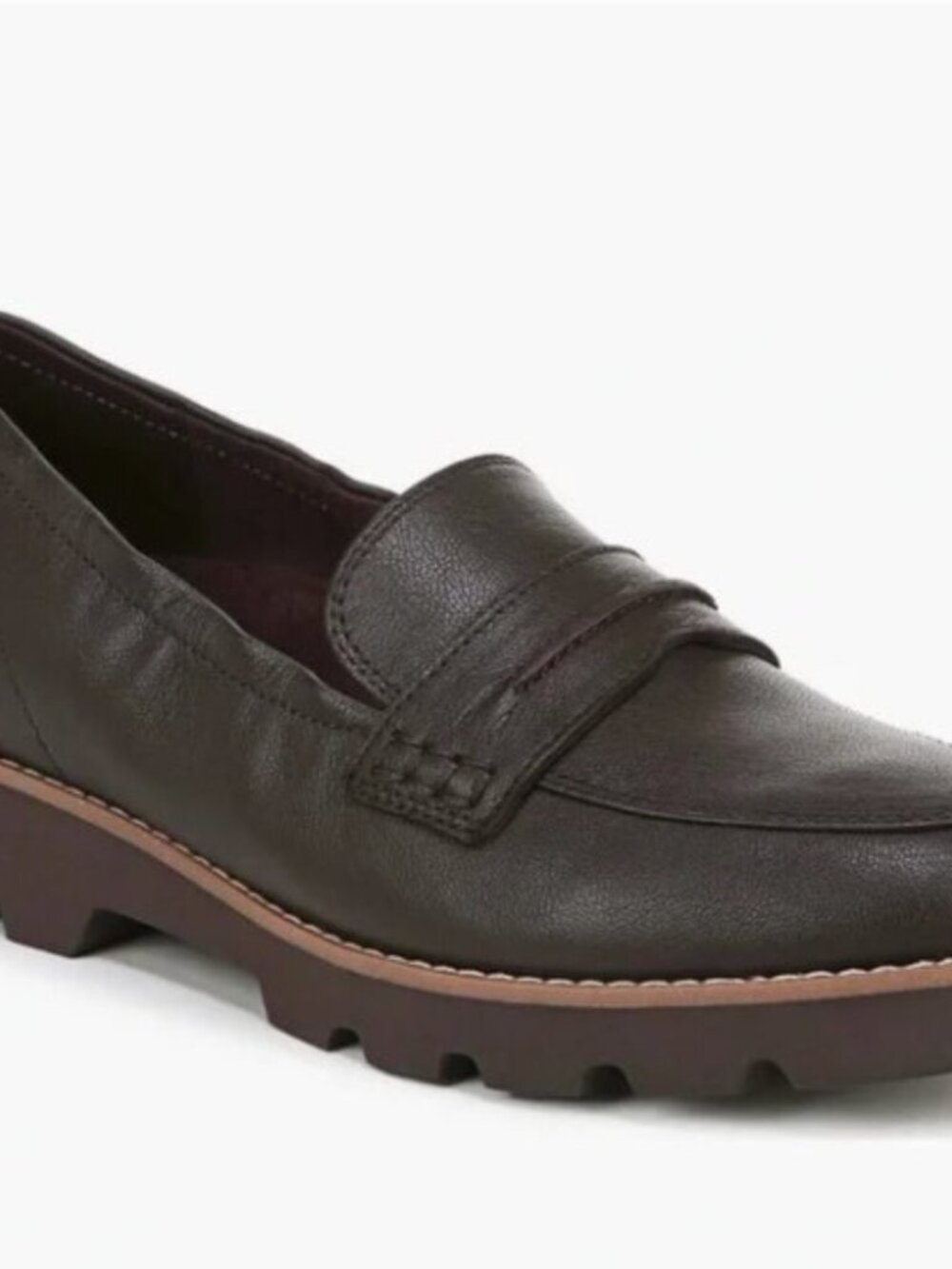 NEW Vionic Cynthia II Leather Loafer in Chocolate Size 6.5 - Picture 10 of 10